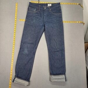 Left Field Jeans Mens Slim Tapered White Oak Cone Selvedge Raw Denim Fits 30x30